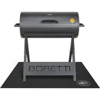 Boretti BBQ Bodenmatte Schwarz