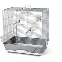 Savic Primo 40 Vogelkäfig Grau Grau One Size