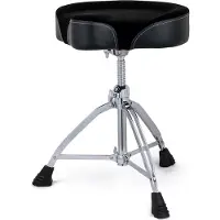 Mapex T865 Saitensattel mit schwarzer Stoffabdeckung Trommelthron