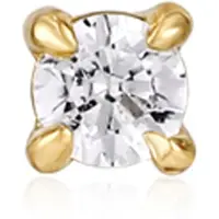 Ania Haie Ohrstecker Sparkle Barbell 925 Sterling Silber