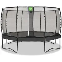 Exit Allure Premium Trampolin ø427cm, auf Beinen, Rund, Schwarz
