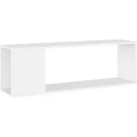 vidaXL TV-Schrank Weiß 100x24x32 cm Holzwerkstoff