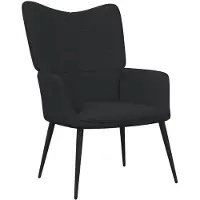vidaXL Relaxsessel Schwarz Stoff