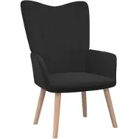vidaXL Relaxsessel Schwarz Samt