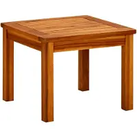 vidaXL Garten-Couchtisch 45x45x36 cm Massivholz Akazie