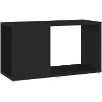 vidaXL TV-Schrank Schwarz 60x24x32 cm Holzwerkstoff