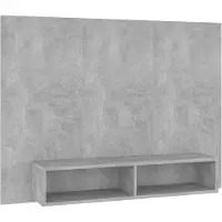 vidaXL TV-Wandschrank Betongrau 120x23,5x90 cm Holzwerkstoff