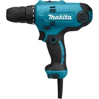 Makita DF0300, Handbohrmaschine, Ohne Schlüssel, Schwarz, Blau, 1 cm, 1500 RPM, 2,8 cm
