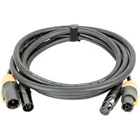 DAP FP23 Hybrid Cable - Power Pro True & 5-pin XLR - D MX / Power - 3 m