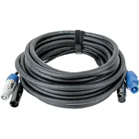 DAP FP21 Hybrid Cable 10 m DMX/stroomkabel Power Pro & 5-pins XLR