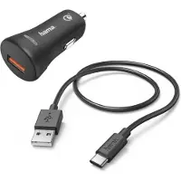 Hama 00183231, Auto, Zigarettenanzünder, 12 V, 3 A, 1,5 m, Schwarz