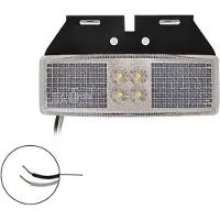 Pricenet Positionsleuchte 12/24V weiß 110x40mm LED mit Halter im Blister