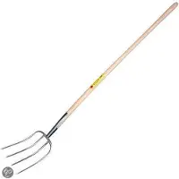 Sonstiges Dunggabel ABT Stand.Zinken-L.310mm 4 Zinken geschmiedet,m.Stiel G.1500g FREUND