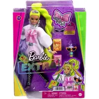 Barbie Extra Puppe mit grünem Haar, Anziehpuppe, Modepuppe
