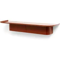 HAY - Korpus Regal 7 Haken 90x25x14 cm (Ziegelrot)