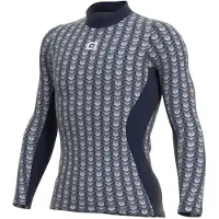 ALÉ Unterhemd mit langen Ärmeln Cubes | Größe M/L