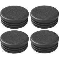 Proplus Schusskappe Ø 50 mm Kunststoff schwarz 4 Stück