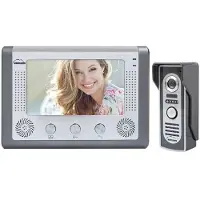Pni SilverCloud House 715 Video-Gegensprechanlage, 7-Zoll-LCD-Bildschirm, Aussenkamera, Nachtsicht