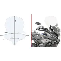 Givi 2139dt Yamaha Tracer 900/tracer 900 Gt Windschutzscheibe