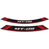 Puig 9135R Rim Strips Specials passend fuer YAMAHA MT-09 Rot