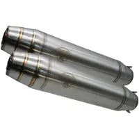 Gpr Exhaust Systems Deeptone Inox Cafè Racer Silencer Without Link Pipe Gn 250 94-98 Homologierter Schalldämpfer