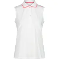 CMP Ärmellos Stretch-Piqué-Poloshirt Damen