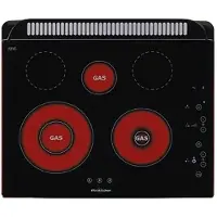 Vitrokitchen 301tgn Kombi-kochfeld 60 Cm 3 Brennern