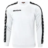 Givova Sweatshirt mit Streifen Rundhalsausschnitt
