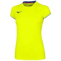 Mizuno Kurzarm-T-Shirt „Core“/Gelb Fluo/Königsblau/XL