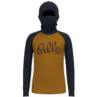 Odlo ACTIVE WARM ECO KIDS Long-Sleeve Base Layer Top With Facemask Kinder-