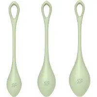 Satisfyer Yoni Power 2 - grün - 3tlg. Liebeskugeln-Set