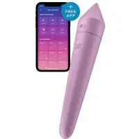 Satisfyer Ultra Power Bullet 8 - App-gesteuerter Vibrator (lila)