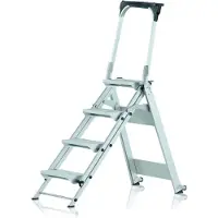Zarges Plazastep P - LM-Sicherheitstreppe 4 Stufen 41494