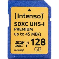 Intenso Sdxc 128gb Class 10 Uhs-i Premium Speicherkarte