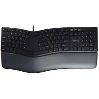 Cherry KC 4500 ERGO, Volle Größe (100%), Kabelgebunden, USB, QWERTZ, Schwarz