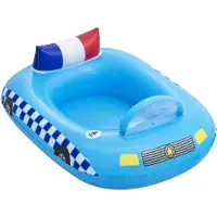 Bestway Funspeakers Kinder-Schlauchboot Polizeiauto mit integriertem Lautsprecher 99 x 79 cm