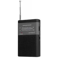 Sunstech RPS42, Tragbar, Analog, AM, FM, 0,5 W, 3,5 mm, Schwarz