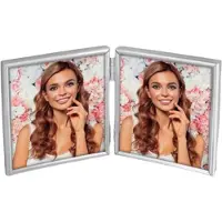 Zep Bilderrahmen 120DS01-44 Silver 2x 10x10 cm