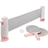 Sunnylife tischtennis-Set Junior 150 cm weiß/rosa 5 Stück