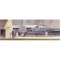 Komar Fototapete "STAR WARS Classic RMQ Millennium Falcon - Größe 368 x 127 cm" bedruckt glatt Kinderzimmer