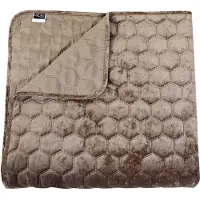 Unique living Bettüberwurf Peggy 240x280cm Taupe