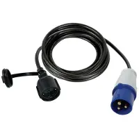 Velleman Konverterkabel von Schuko-Stecker auf Cee-Stecker 3 m Schutzleiter