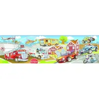Papermoon Fototapete "Kids Cars Panorama" matt