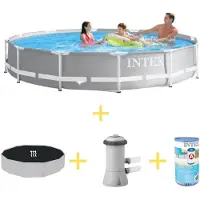 Intex Prism Frame Pool Rund - 366x76 cm - 4-teilig S21348