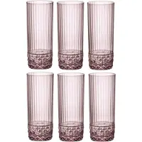 Bormioli Rocco Tumbler America '20s Lilac Rose 49 cl (6er-Set)
