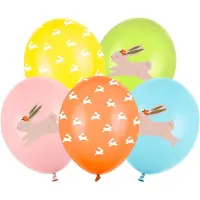 Party Deco Balloons 30 cm, Egg Hunt, mix (1 pkt / 50 pc.)