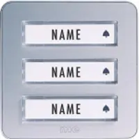 M-E GMBH modern-electronics Bell 203 silver Funkklingel Sender