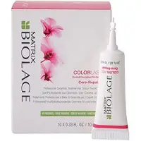 Matrix Biolage Colorlast Cera-Repair 10 x 10ml, Mittel zur Stärkung der Haare, 10 ml, Frauen, Gefärbtes Haar, Wiederherstellen, Tube