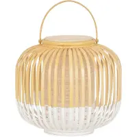 Forestier Take A Way Portable Tischleuchte XS White - , Take A Way XS, dimmbar, Weiß, Bambus, Design