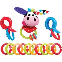 Yookidoo Clips, Rattle 'N' Links-Cow